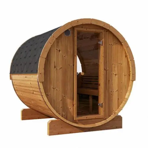 Sauna Life Model E6W Sauna Barrel-Window - Sauna Barrel