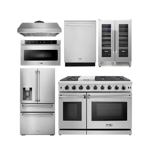 Thor Kitchen Appliance Package - 48 in. Gas Range Range Hood
