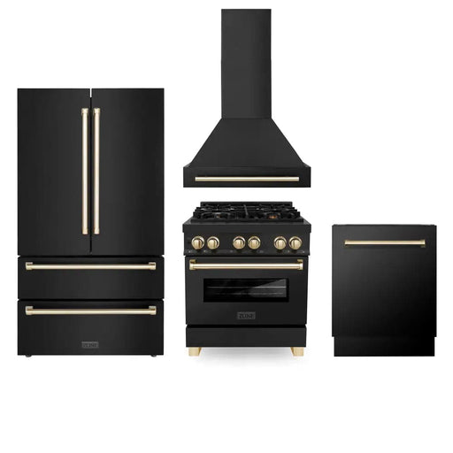30 Autograph Edition Kitchen Package with Black Stainless