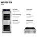 Kitchen Package with 36 Stainless Steel Rangetop and 30