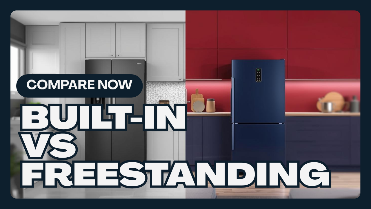 Built-In vs Freestanding Refrigerators