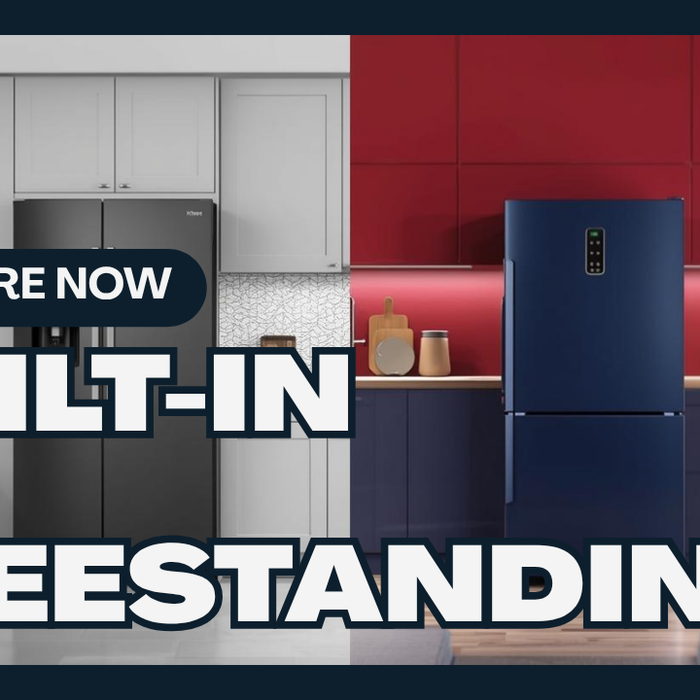 Built-In vs Freestanding Refrigerators