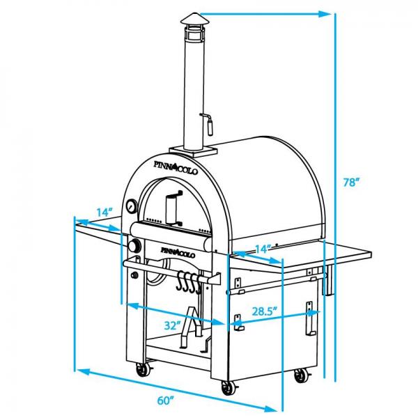 IBRIDO Wood Fired Pizza Oven