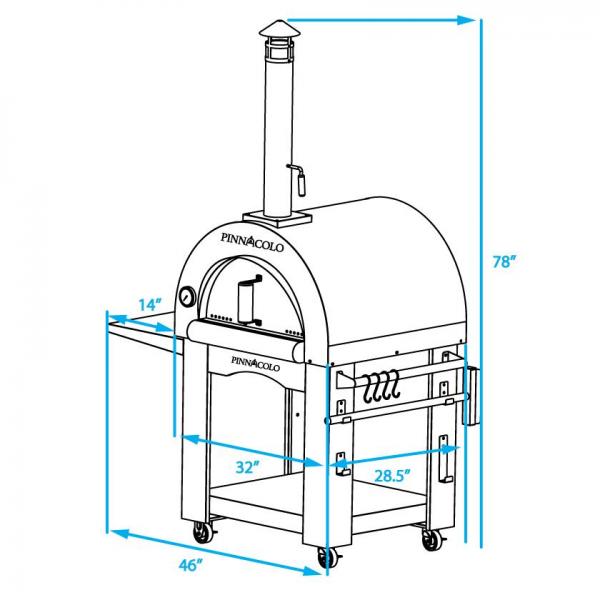 PREMIO Wood Fired Pizza Oven