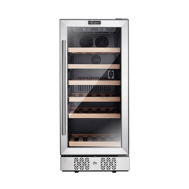 Empava 15 Inch Single Zone 31 Bottles Wine Cooler
