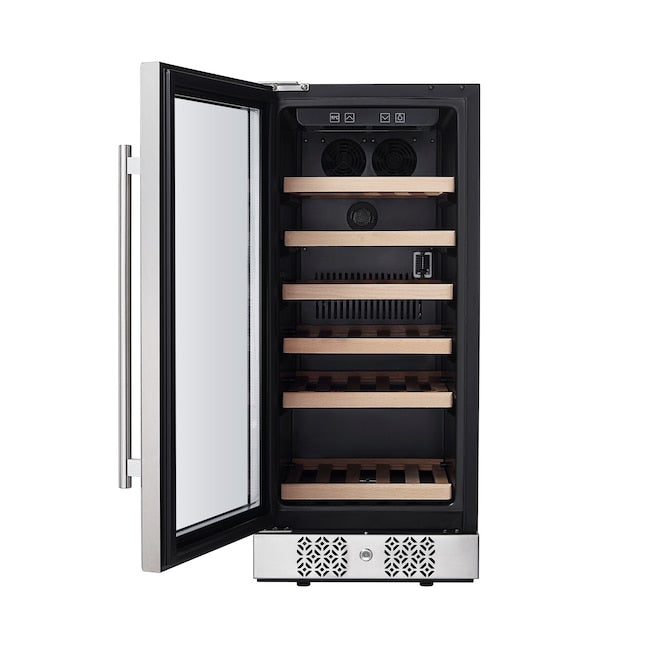 Empava 15 Inch Single Zone 31 Bottles Wine Cooler