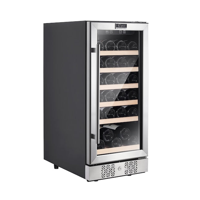 Empava 15 Inch Single Zone 31 Bottles Wine Cooler