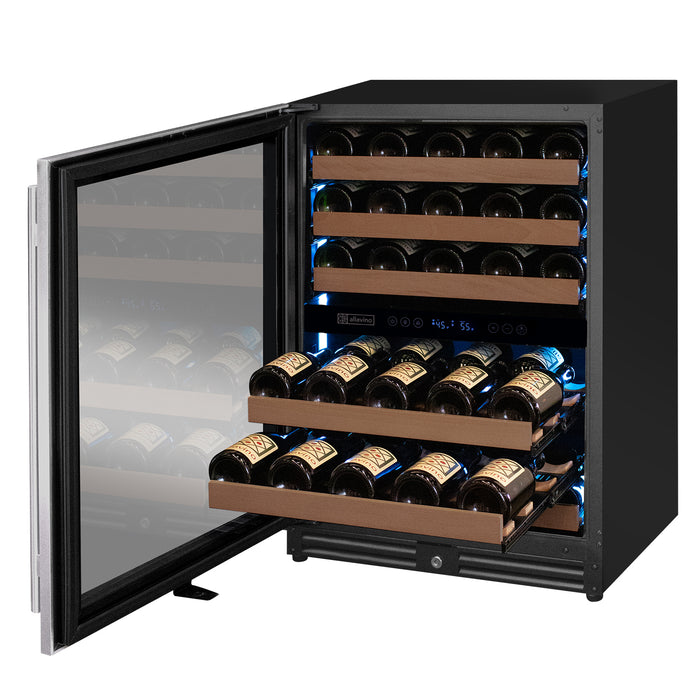 Side open with bottles