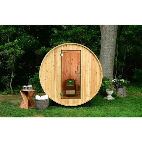 Almost Heaven Sauna Seneca 6-Person Classic Barrel Sauna