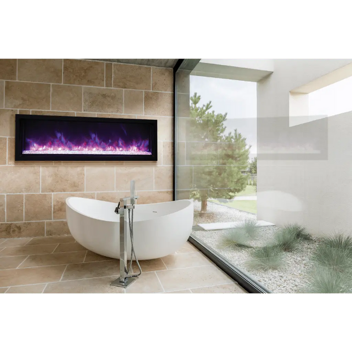 Amantii 40 Inch Panorama BI Extra Slim Lumina Electric Fireplace
