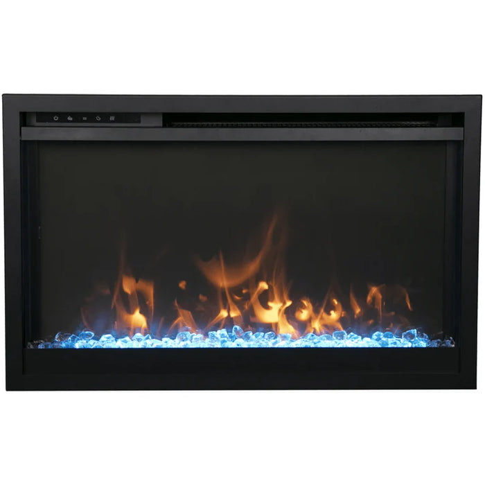 Amantii 26 Inch Traditional Xtraslim Smart Electric Fireplace Flame