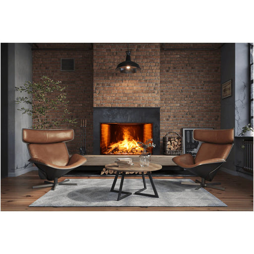 Amantii 38 Inch Signature Built-In Electric Fireplace with Patented Optimyst Technology with Chair