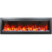 Amantii 42 Inch Symmetry Bespoke Indoor/Outdoor Built-In Electric Fireplace Crystals