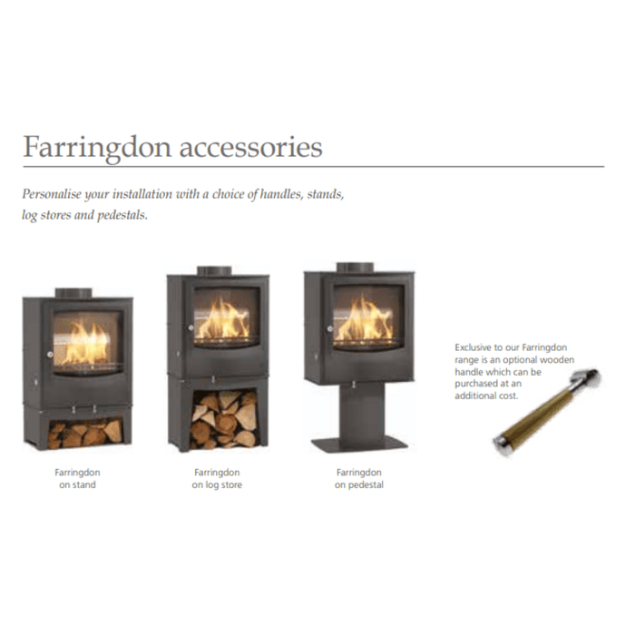 Arada Farringdon 1.2 Wood Burning Stove Accessories