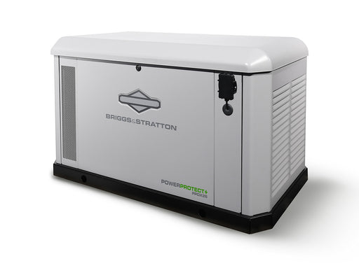 Briggs & Stratton 040810 PowerProtect Series DX PP26DX+ Standby Generator | 26/24kW (LP/NG) | 120/240V | Alum Enclosure | GC-1033 Controller with EnergyTrak* | 10 Year Warranty Right
