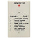 Remote Status Panel - Briggs & Stratton Controller (Hard-Wired) - Red Light 

