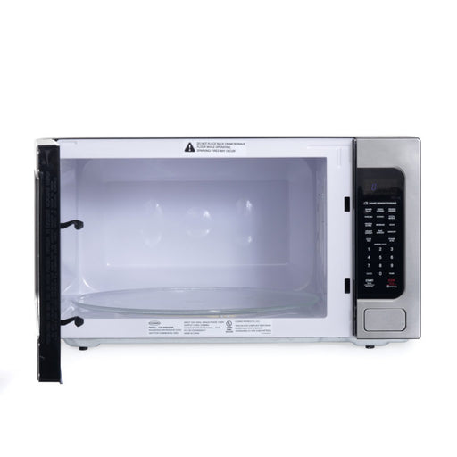 Cosmo 24 Inch Countertop Microwave Oven with 2.2 Cu. Ft. Capacity - COS-BIM22SSB Open