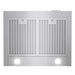 Cosmo 24 Inch Ducted Wall Mount Stainless Steel Range Hood with LED Lighting and Permanent Filters - COS-6324EWH Air FLow