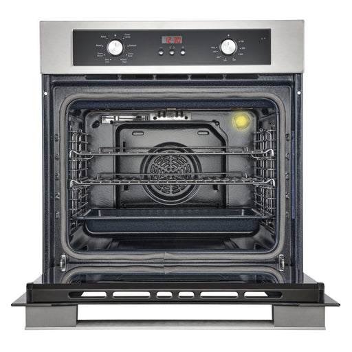 Cosmo 24 Inch Electric Built-In Wall Oven with 2.5 Cu. Ft. Capacity, 8 Functions and Turbo True European Convection Open