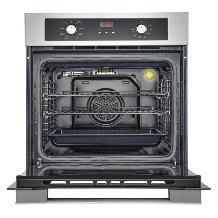 Cosmo 24 Inch Electric Built-In Wall Oven with 2.5 Cu. Ft. Capacity, 8 Functions and Turbo True European Convection Open