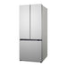 Cosmo 30 Inch Counter Depth 3-Door French Door Stainless Steel Refrigerator with Freezer Drawer, Recessed Handles in Fingerprint Resistant and 17.5 Cu. Ft. Capacity - COS-RFFV183RS Side