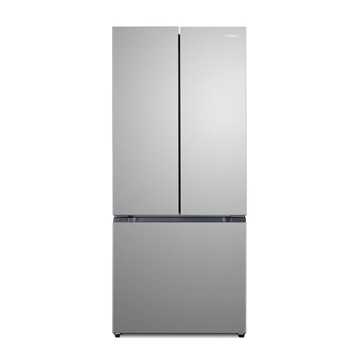 Cosmo 30 Inch Counter Depth 3-Door French Door Stainless Steel Refrigerator with Freezer Drawer, Recessed Handles in Fingerprint Resistant and 17.5 Cu. Ft. Capacity - COS-RFFV183RS Main