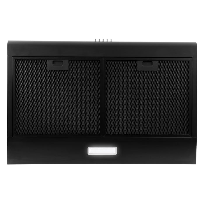Cosmo 30 Inch Delta Collection Ducted Under Cabinet Matte Black Range Hood with Button Controls, Reusable Filters and LED Lights - COS-5MU30-BK Fileter