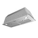 Cosmo 30 Inch Ducted 380 CFM Insert Stainless Steel Range Hood with Push Button Controls LED Lights and Permanent Filters - COS-30IRHP Side