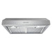 Cosmo 30 Inch Ducted Under Cabinet Stainless Steel Range Hood with LED Lighting and Permanent Filters - UC30 Front