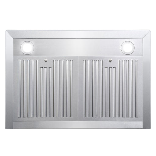 Cosmo 30 Inch Ducted Wall Mount Stainless Steel Range Hood with LED Lighting and Permanent Filters - COS-63175 Air Flow