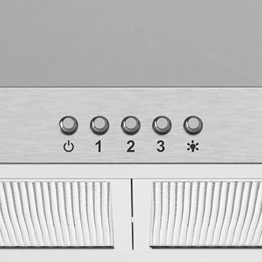 Cosmo 30 Inch Ducted Wall Mount Stainless Steel Range Hood with LED Lighting and Reusable Filters - COS-63024P Buttons