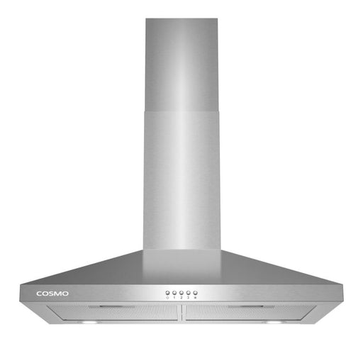 Cosmo 30 Inch Ducted Wall Mount Stainless Steel Range Hood with LED Lighting and Reusable Filters - COS-63024P Main