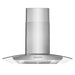 Cosmo 30 Inch Ducted Wall Mount Stainless Steel Range Hood with Push Button Controls, LED Lighting and Permanent Filters - COS-668WRC75 Front