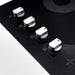 Cosmo 30 Inch Electric Ceramic Glass Cooktop with 4 Burners, Dual Zone Elements, Hot Surface Indicator Light and Control Knobs - COS-304ECC Knobs