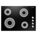 Cosmo 30 Inch Electric Ceramic Glass Cooktop with 4 Burners, Dual Zone Elements, Hot Surface Indicator Light and Control Knobs - COS-304ECC Front
