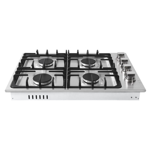 Cosmo 30 Inch Gas Stainless Steel Cooktop with 4 Italian Made Burners - COS-DIC304