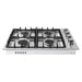 Cosmo 30 Inch Gas Stainless Steel Cooktop with 4 Italian Made Burners - COS-DIC304