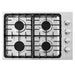Cosmo 30 Inch Gas Stainless Steel Cooktop with 4 Italian Made Burners - COS-DIC304 Front