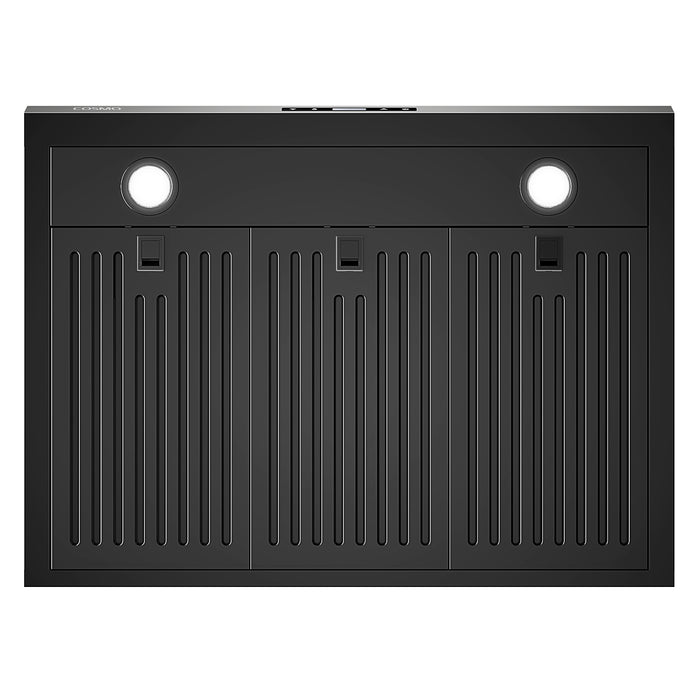 Cosmo 30 Inch Haven Collection 500 CFM Ducted Under Cabinet Matte Black Range Hood with Touch Controls and LED Lights - COS-KS6U30-BK Filter