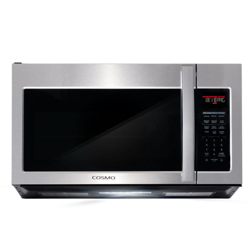 Cosmo 30 Inch Over the Range 1.9 Cu. Ft. Stainless Steel Microwave Oven Front