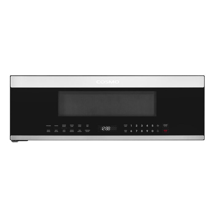 Cosmo 30 Inch Slim Over the Range Microwave with Automatic Presets, Soft Touch Controls and 1.2 Cu. Ft. Capacity - COS-3012ORLP1SS Main