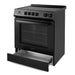 Cosmo 30 Inch Stellar Collection 5.0 Cu. Ft. Electric Matte Black Range with 4 Burner Glass Cooktop and Convection Oven - COS-ERD304K-BK Drawer