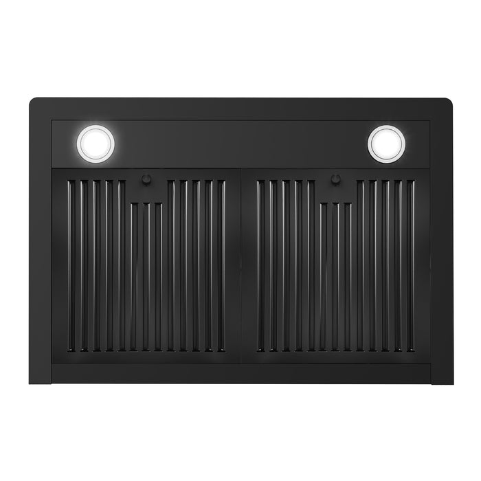 Cosmo 30 Inch Vista Collection 380 CFM Ducted Wall Mount Matte Black Range Hood with Touch Controls and LED Lights - COS-63175S-BK Filter