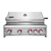 Cosmo 32 Inch Built In Propane Gas Stainless Steel Grill with 5 Burners, Infrared Rotisserie and Knob LED Lighting - COS-BGGN325K Main