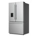 Cosmo 36 Inch 3-Door French Door Stainless Steel Refrigerator with Water Dispenser, Ice Maker, Counter Depth and 22.4 Cu. Ft. Capacity - COS-FDR223GWSS Side