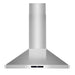 Cosmo 36 Inch Ducted Island Stainless Steel Range Hood with 380 CFM, 3-Speed Fan, Permanent Filters and LED Lights - COS-63ISS90 Front