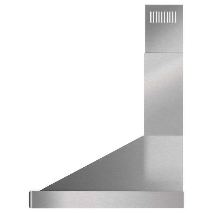 Cosmo 36 Inch Ducted Wall Mount Stainless Steel Range Hood with Touch Controls, LED Lighting and Permanent Filters - COS-63190S Side