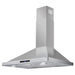 Cosmo 36 Inch Ducted Wall Mount Stainless Steel Range Hood with Touch Controls, LED Lighting and Permanent Filters - COS-63190S Side