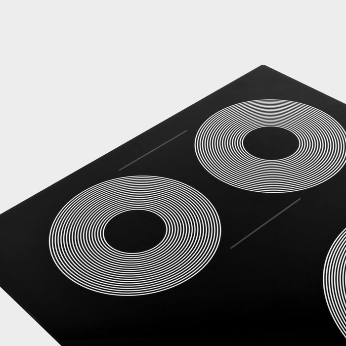 Cosmo 36 Inch Electric Ceramic Glass Cooktop with 5 Burners, Triple Zone Element, Sync Burners, Hot Surface Indicator Light and Touch Controls - COS-365TBECC Burners