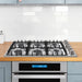 Cosmo 36 Inch Gas Stainless Steel Cooktop with 6 Italian Made Burners - COS-DIC366 Attached